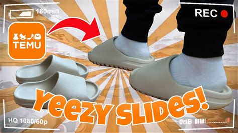 temu yeezy|yeezy slides temu.